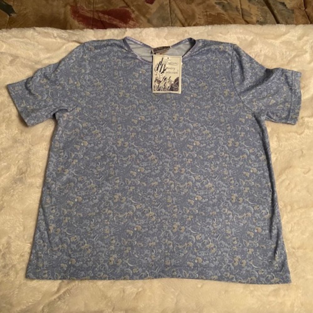 Tradition Country Collection Sears Floral Vintage T-Shirt Ladies L NWT